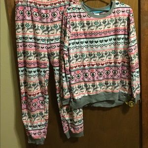 Fleece Pajama Set